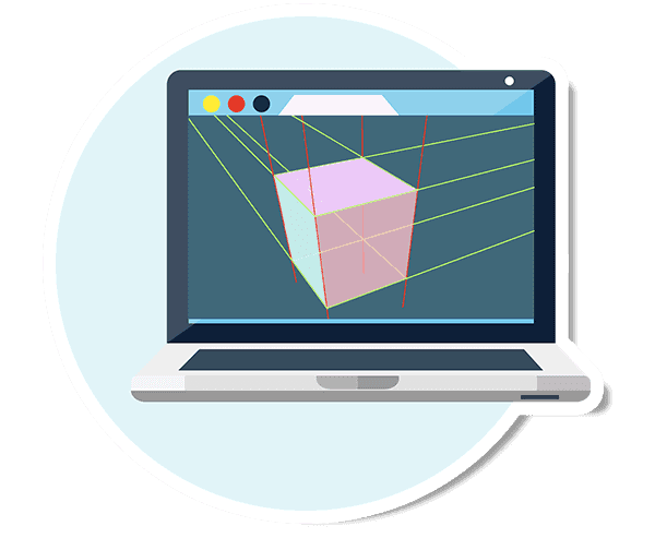 Spatial geometry construction software
