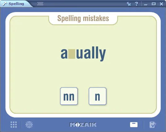 mozaTools - Magic spelling flashcards