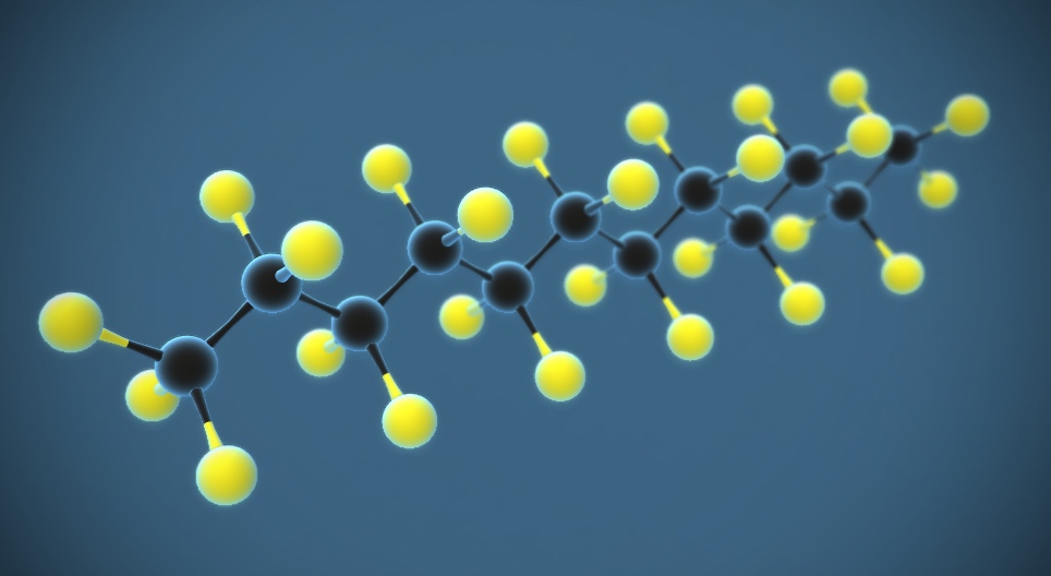 Дөрвөн фторт этилен, тефлон (C₂F₄)n