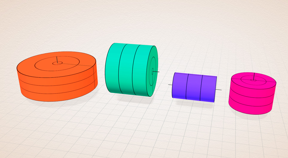 Хувьсгалын хатуу биетүүд (тэгш өнцөгт)