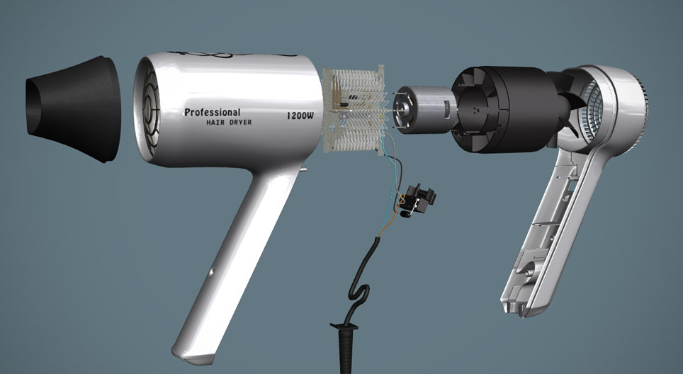 How does it work? - Hair dryer