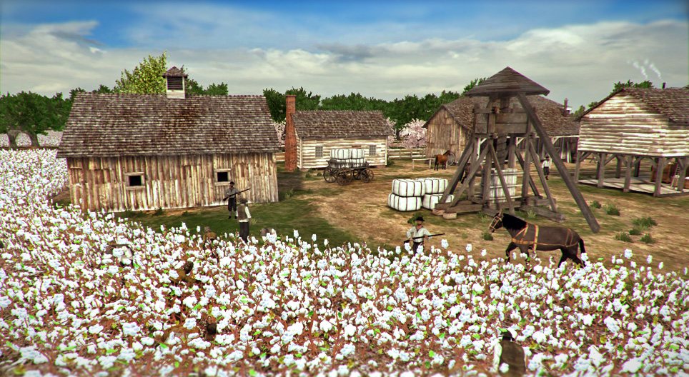 Өмнөдийн боолчлол бүхий тариалан (АНУ, XIX зуун)