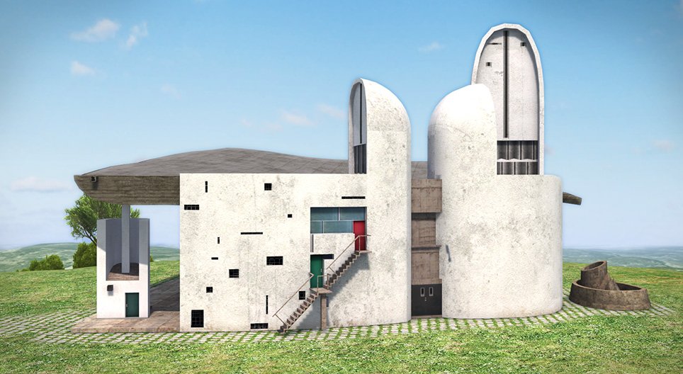 Нотр-Дам-дю-О сүм (Франц, Роншан, 1950 он)