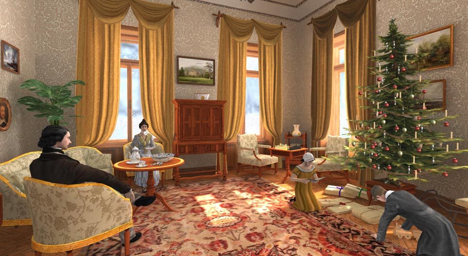 Дундад зууны үеийн хотын чинээлэг айлын гэр