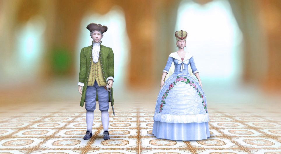 Хувцас (Баруун Европ, XVIII зуун)