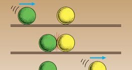 Хоёр бие мөргөлдөх үед нэг нь хурдасч, нөгөөх нь удаашрана