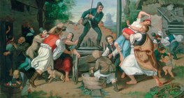 Михали Мункачи: Улаан өндөгний баярын заншил (1865)