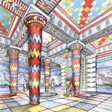 This is what the Mycenaean Throne Room may have looked like