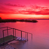 Балатон нуур дээрх нар жаргалт (Унгар улс)