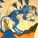 Mural from the Knossos Palace (around 1200 BC)