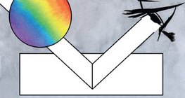 Гэрлийн ойлт цагаан цаасан дээр