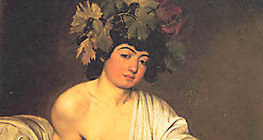Караваггио: Бахус (1595, Уффици галерей, Флоренц)