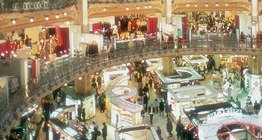 The famous Galeries Lafayette in Paris