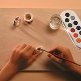 Давст баримлын шавраар сальфетканы бөгж хийх - алхам 3