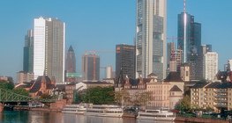 Skyscrapers in downtown Frankfurt