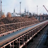 Cukorrépa a petőházi cukorgyár udvarán