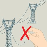 Цахилгаан дамжуулах шугам тасарсан бол хүрэх хориотой!