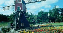 Dutch landscape with windmill