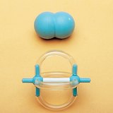 Азотын молекулын бөмбөлөг ба иштэй бөмбөлөг загвар