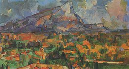 Пол Сезанн: Мон Сент-Виктуар (1904-1906, постимпрессионизм)