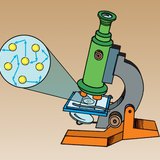 Брауны хөдөлгөөнийг микроскопоор ажиглаж болно