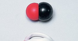 Нүүрстөрөгчийн дан ислийн молекулын бөмбөлөг, иштэй бөмбөлөг загвар