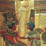 Нарыг дүрсэлсэн Египетийн рельефийн баримал