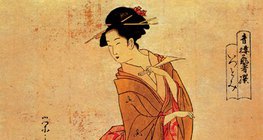 Чобунсай Эишигийн модон бар зураг (18-р зуун)