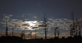 Тэнгэрийн заадас, Бархасбадьтай хамт харагдах Сарны титэм