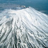 The Mount St. Helens volcano