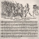 La Marseillaise-ийн тухайн үеийн нот хөгжим