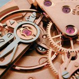 Spring drive watch mechanism