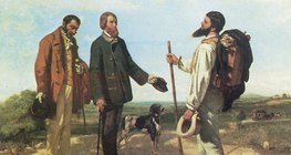 Густав Курбет: Уулзалт буюу "Бонжур, эрхэм Курбет" (1854, реализм)