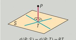 Цэг ба хавтгайн хоорондын зай
