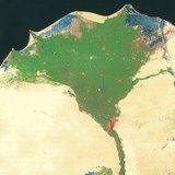 The flood plains of the Nile