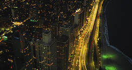 Чикагогийн шөнийн дүр зураг