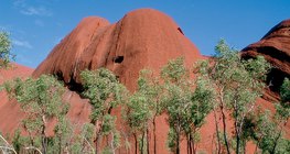 Bornhardts of Mount Olga in Australia