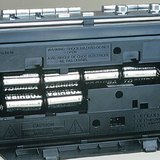 Batteries of a portable radio casette player Batteries of a portable radio casette player