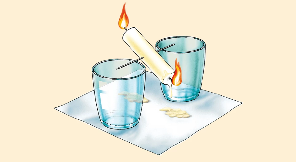 Candle seesaw